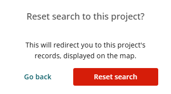 reset search prompt